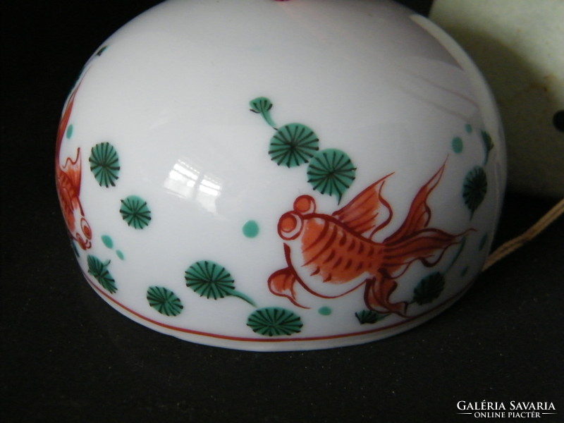 Aranyhalas japán porcelán csengő