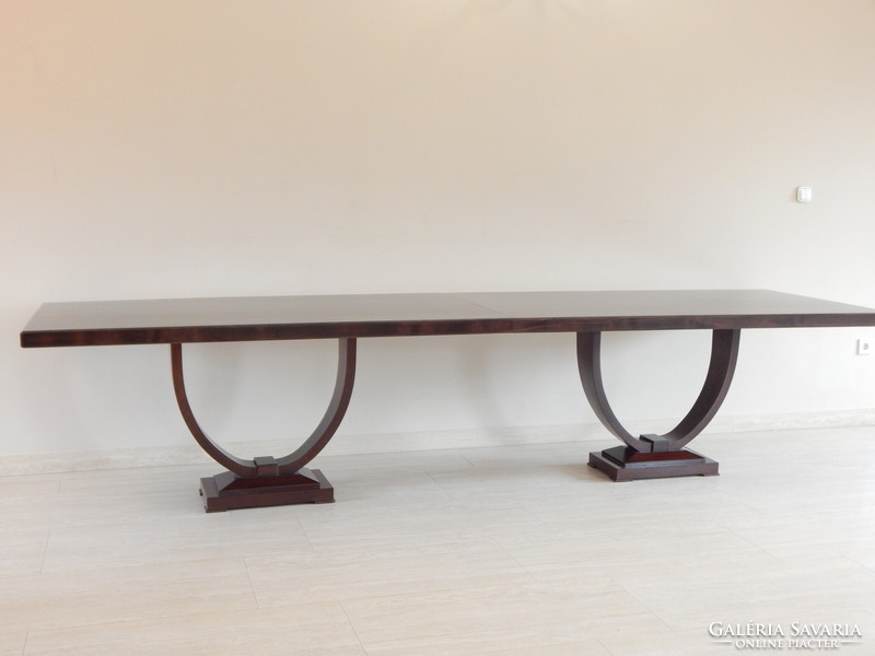 Art deco conference table for 12 people [c-23], size 350 x 100 cm.