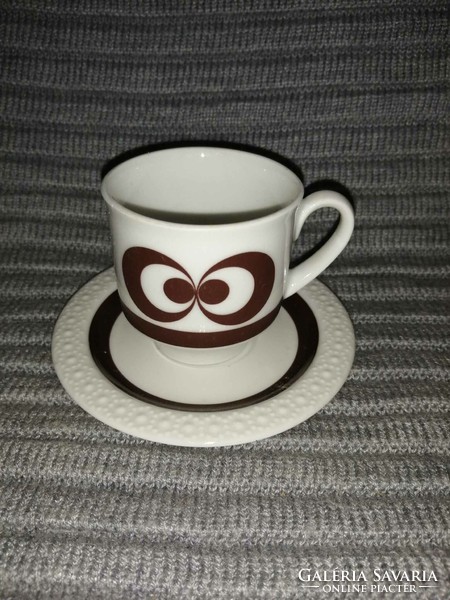 Retro porcelán kávéscsésze aljjal (A5)