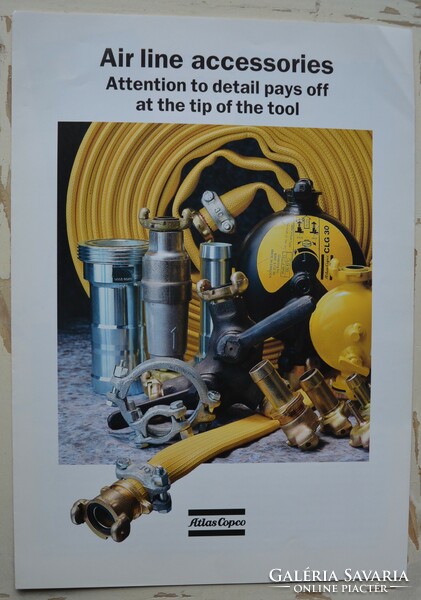 Atlas copco air compressor and air hammer brochure 3 pcs