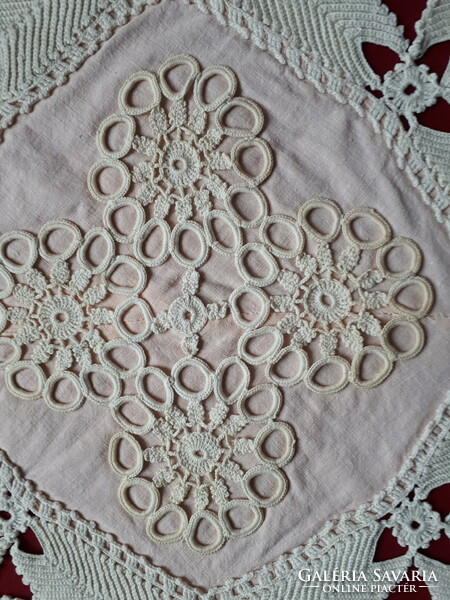 Beautiful vintage Irish lace tablecloth