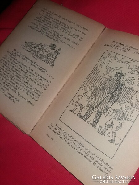 Antik gyermekregény Barbara Ring : PEIK - Segelcke S. rajzaival mese könyv RITKA képek szerint RÉVAY