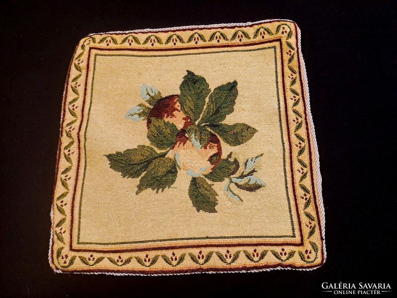2 old woven (?) pillow covers, decorative pillows