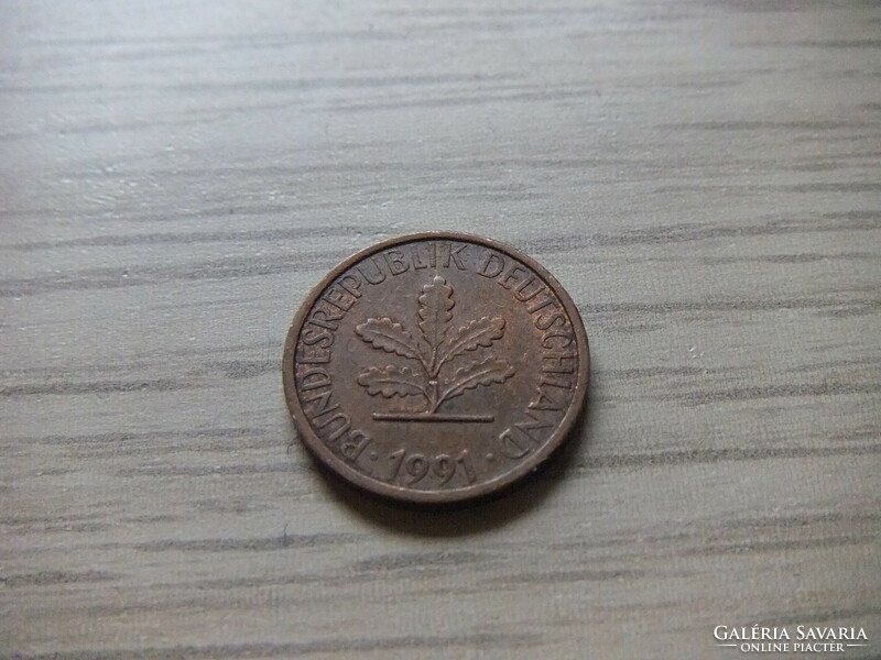 1   Pfennig   1991   (  J  )  Németország
