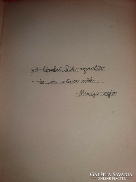 Antik gyermekregény Barbara Ring : PEIK - Segelcke S. rajzaival mese könyv RITKA képek szerint RÉVAY