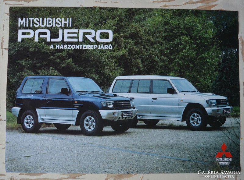 Mitsubishi pajero utility vehicle brochure in Hungarian