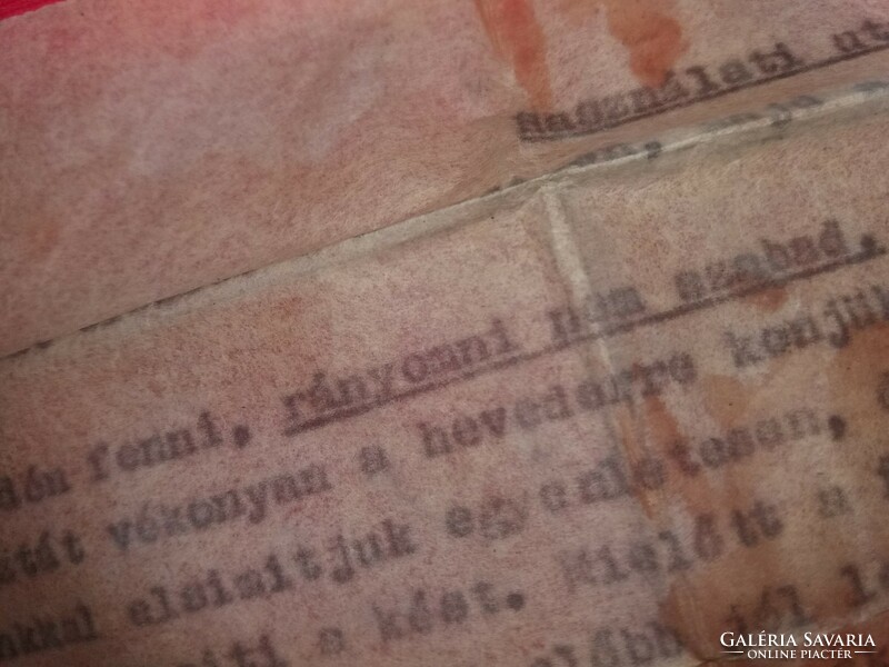 Antik magyar MAZA nyeles borotva fenő /polír eszköz dobozával használati utasítással a képek szerint