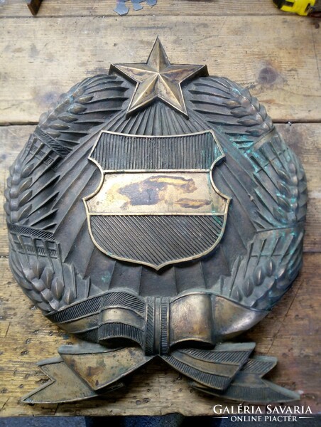 Kádár, coat of arms, original, bronze.