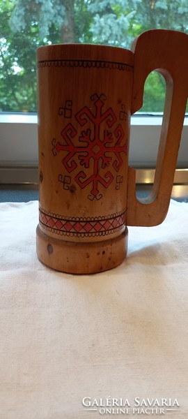 Retro wooden cup