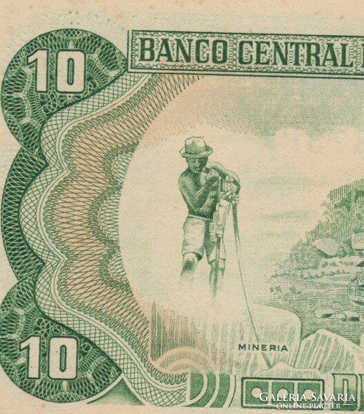 Dominica 10 pesos 1988
