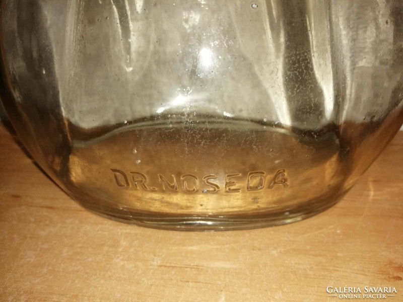 Dr. Noseda special shape thick-walled glass bottle - 17*17 cm (27/d)