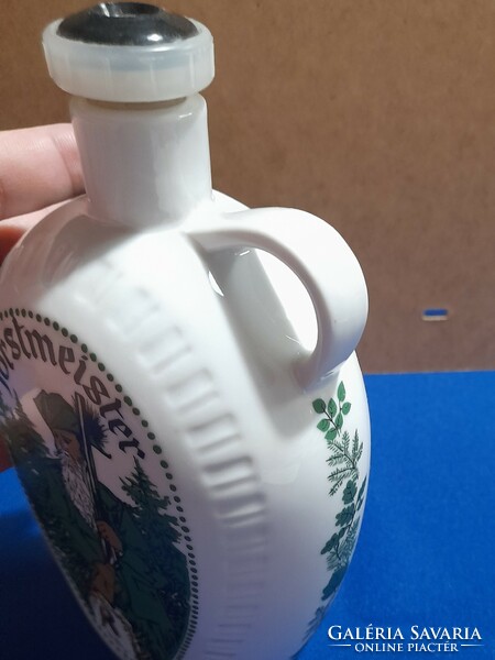 Német porcelán likőrös palack