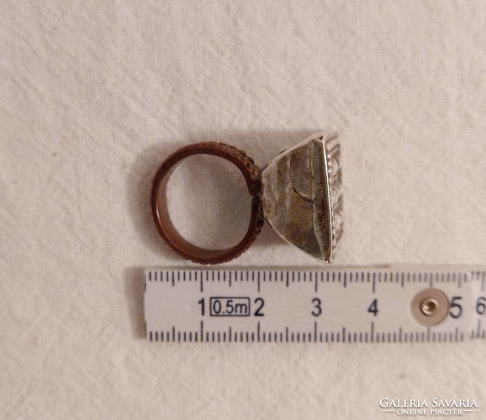Rarity! Antique Indian Tribal Silver Toe Ring