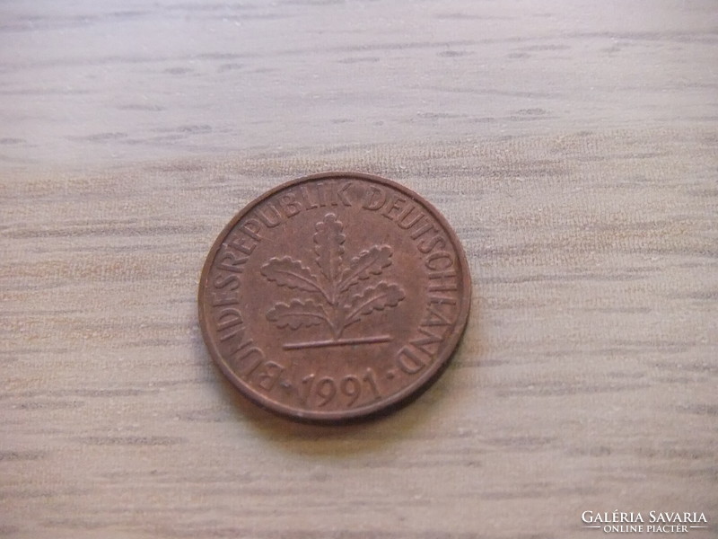 2   Pfennig   1991   (  D  )  Németország