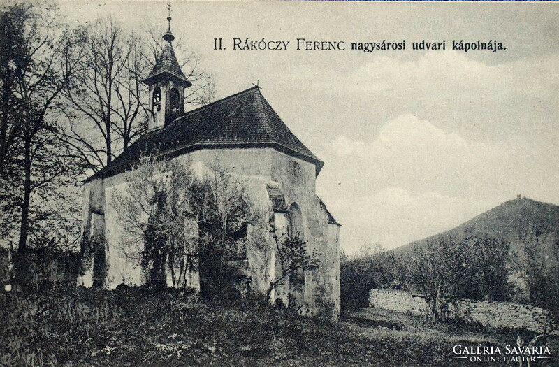 Nagysáros (Eperjesi district) - Ii. Ferenc Rákóczy's courtyard chapel - photo postcard 1906