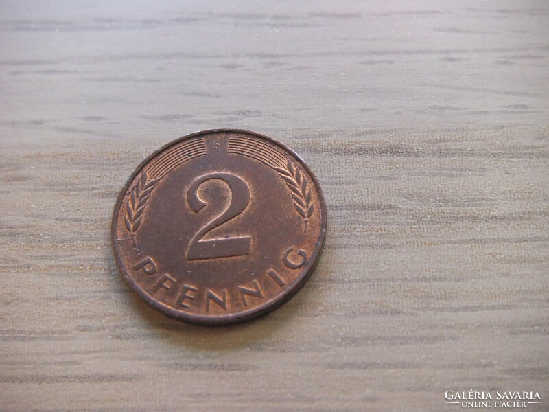 2   Pfennig   1991   (  F  )  Németország