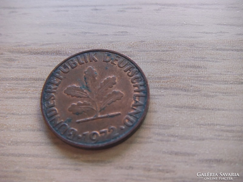 2   Pfennig   1972   (  F  )  Németország