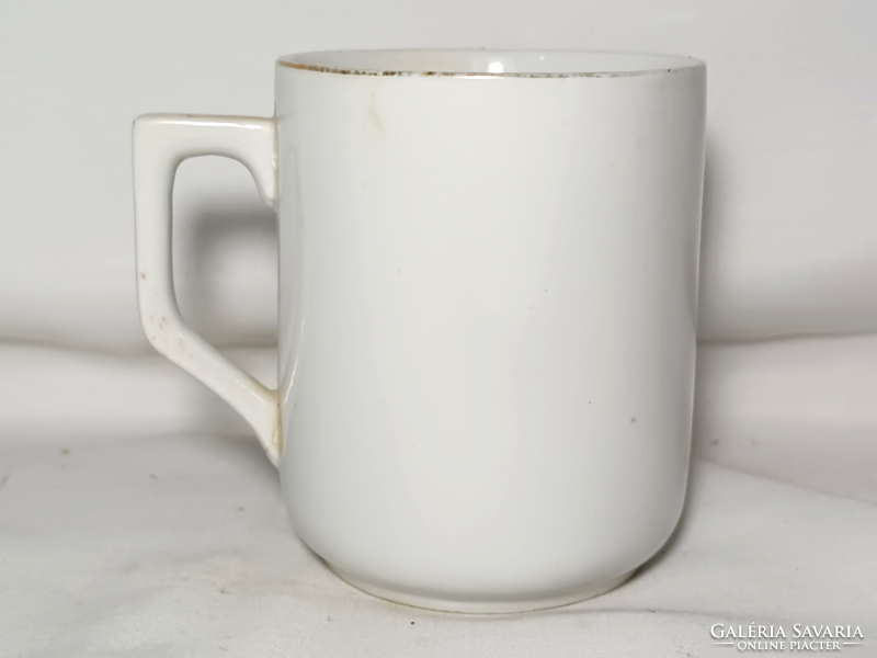 Zsolnay snow-white mug