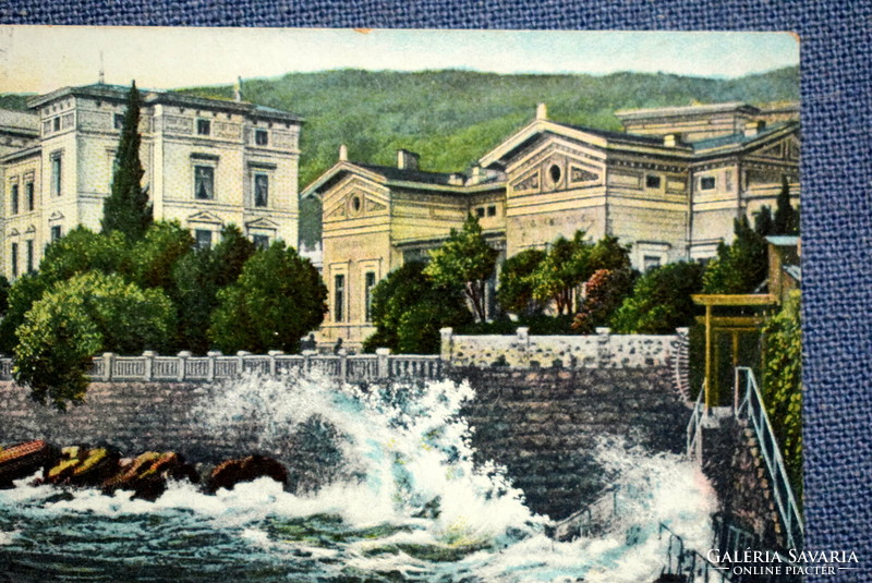 Abbazia - litho képeslap   1915