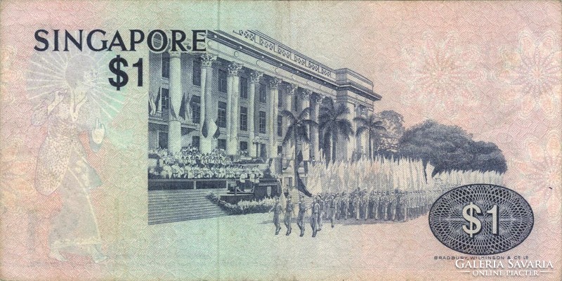1 dollár 1976 Singapore Szingapúr