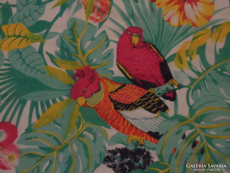 Hawaiian parrot pattern scarf, scarf, beach towel