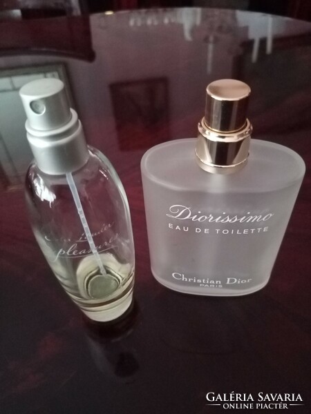 Estée lauder perfume spray and c. Dior diorissimo 100 ml empty cologne bottle