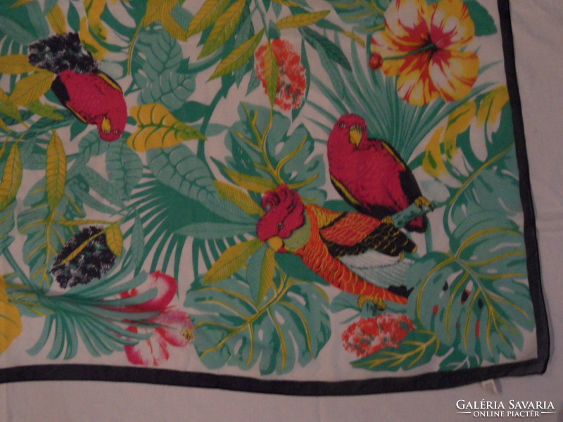 Hawaiian parrot pattern scarf, scarf, beach towel