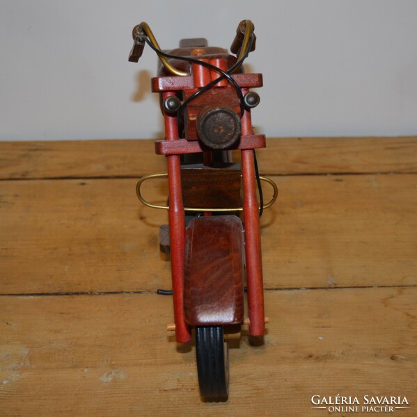 Wooden motorcycle model harley davidson
