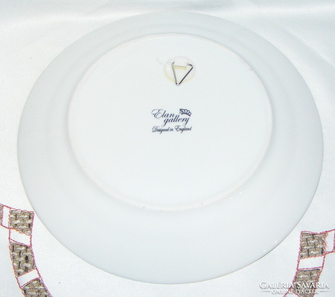 Szentképes angol porcelán tányér