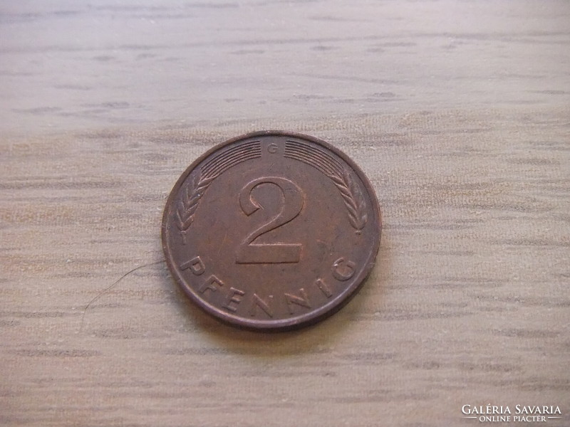 2   Pfennig   1986   (  G  )  Németország