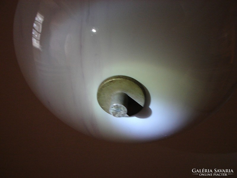 Bauhaus / art deco glass ceiling lamp