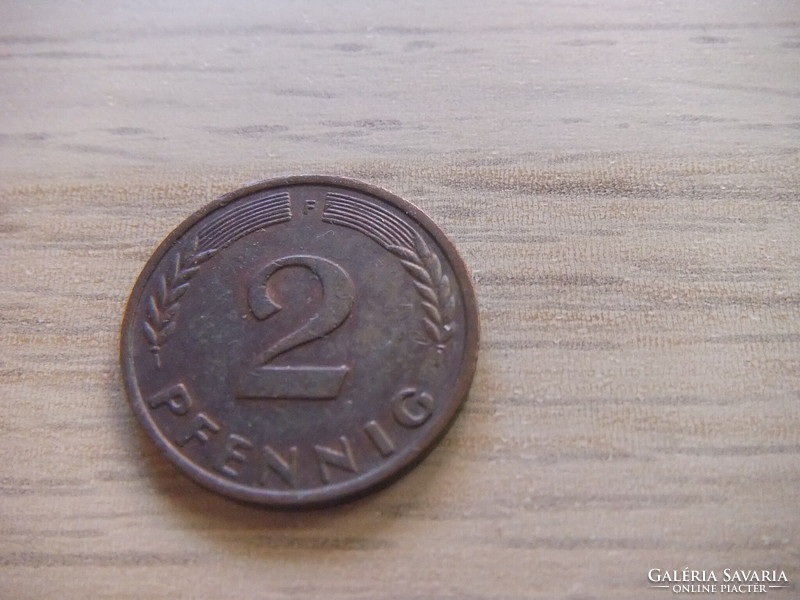 2   Pfennig   1970   (  F  )  Németország