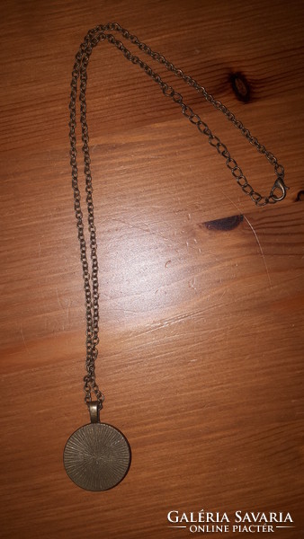 Purple necklace, pendant