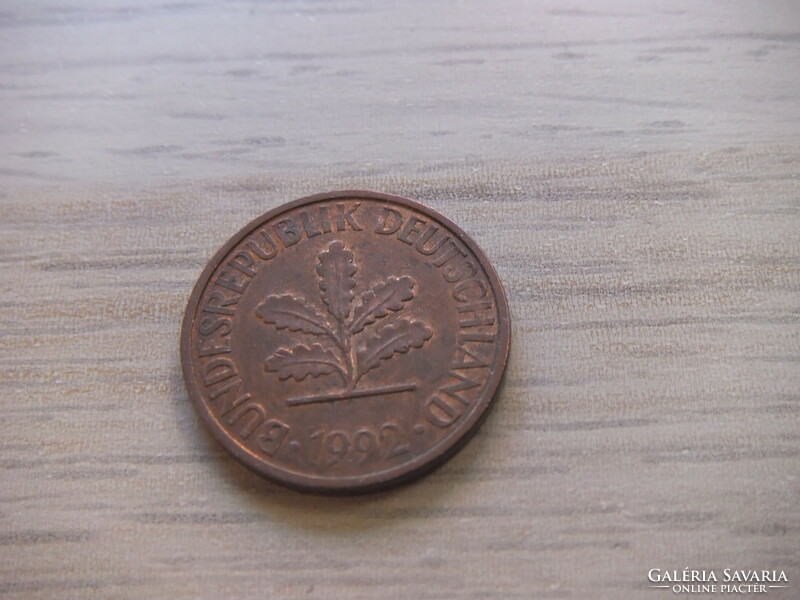 2   Pfennig   1992   (  D  )  Németország