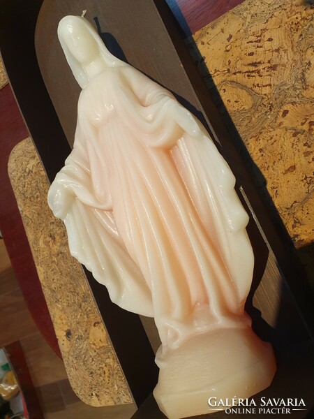 Large virgin mary candle god jesus religion