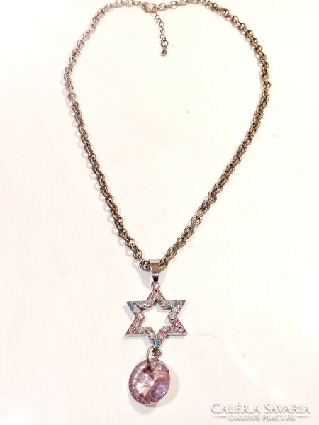 Star pendant, necklace (1140)
