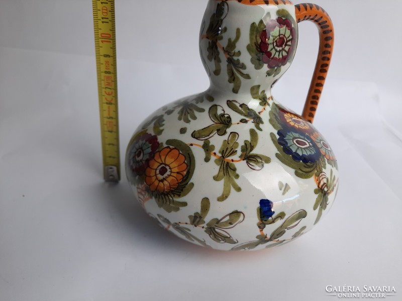 Muranoi porcelán KANCSÓ, kiontő, virágos dekoráció