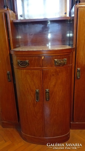 Small sideboard with marble top, xx. From the beginning of the century