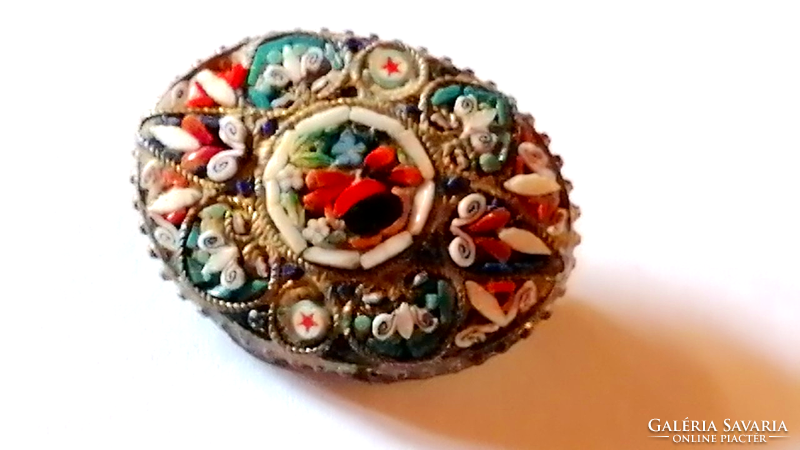 Millefiori vintage brooch 609.