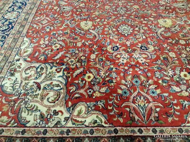 Tabriz mintás kézi csomózású 260x360cm gyapjú perzsa szőnyeg BFZ559