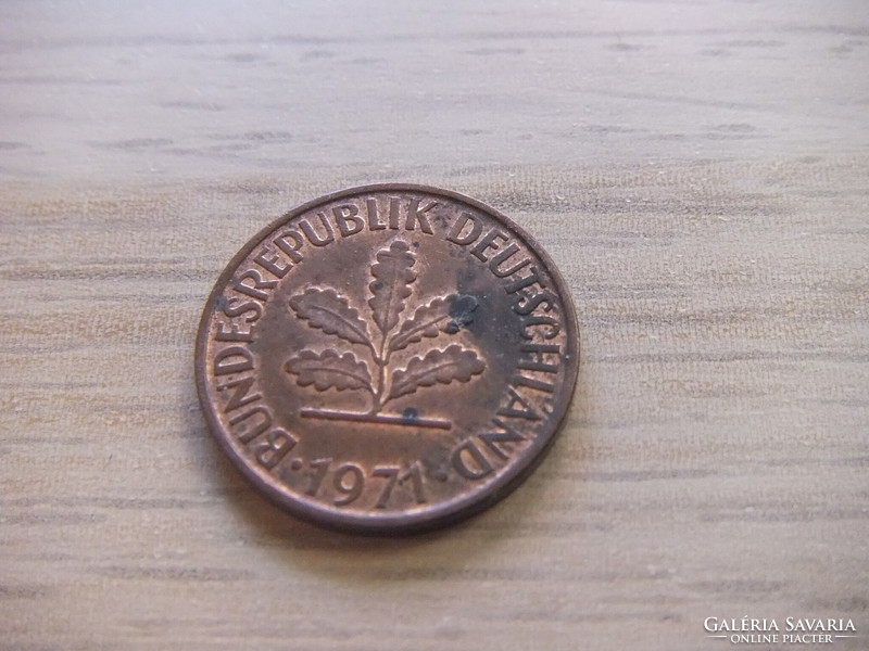 2   Pfennig   1971   (  J  )  Németország