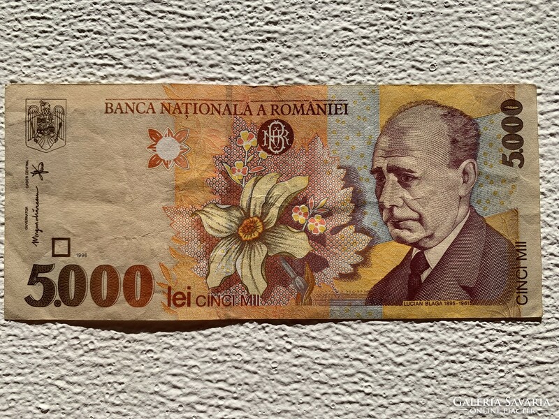5000 Romanian lei 1998 ef