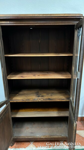 Impressive antique Biedermeier bookcase or sideboard