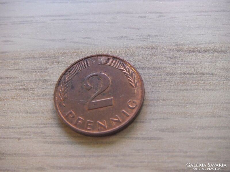 2   Pfennig   1996   (  F  )  Németország