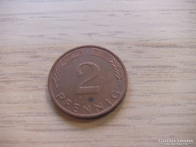 2   Pfennig   1976   (  F  )  Németország