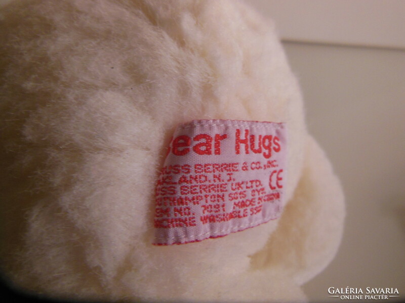 Teddy bear - bear hugs - 18 x 14 cm - plush - exclusive - flawless