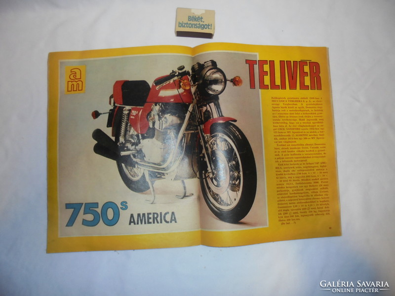 Autó-motor magazin - 1977 - régi újság - akár születésnapra