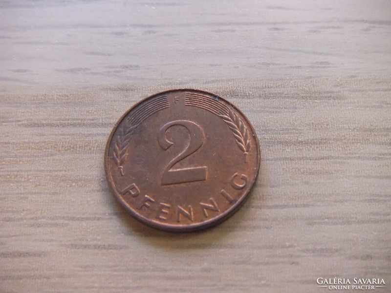 2   Pfennig   1986   (  F  )  Németország