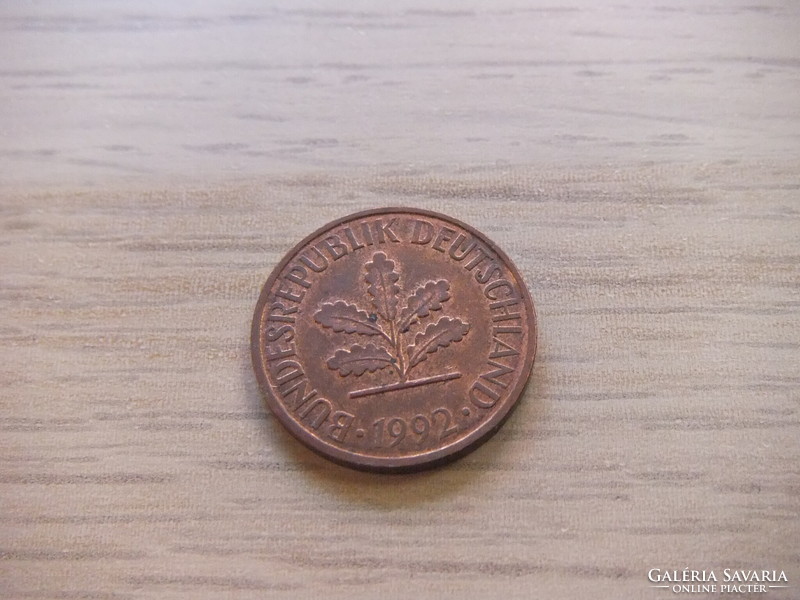 2   Pfennig   1992   (  G  )  Németország
