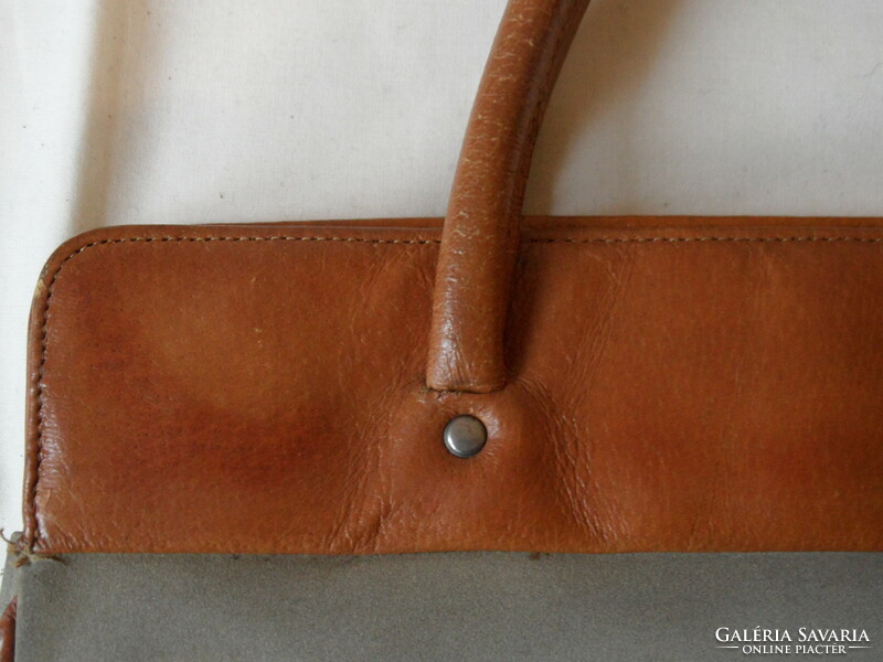 Retro old wrapped women's bag with handbag